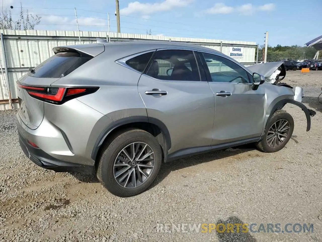 3 fotografías del automóvil dañado JTJAGCEZ8N2003942 LEXUS NX 350 2022