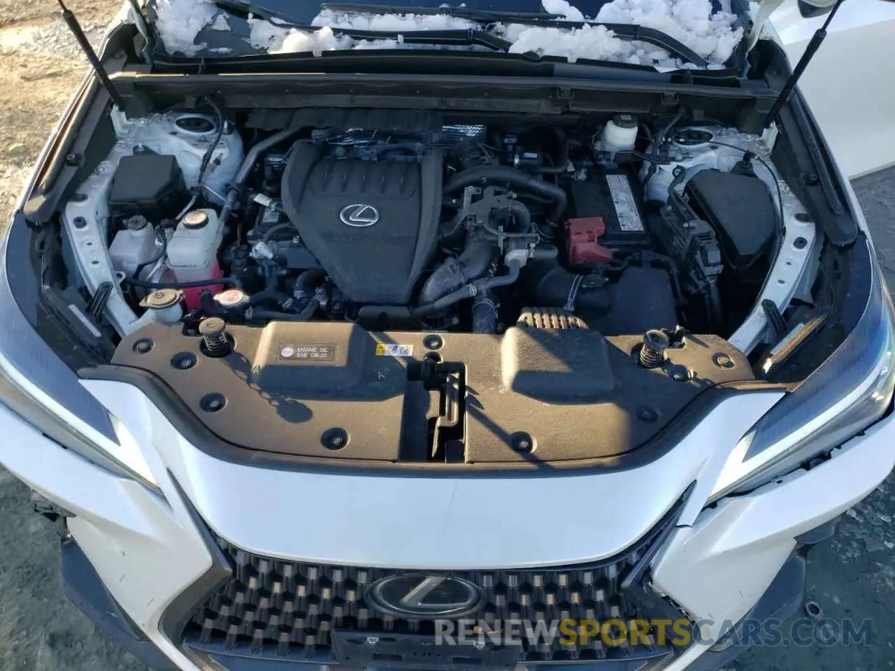 12 fotografías del automóvil dañado JTJAGCEZ8N5000392 LEXUS NX 350 2022