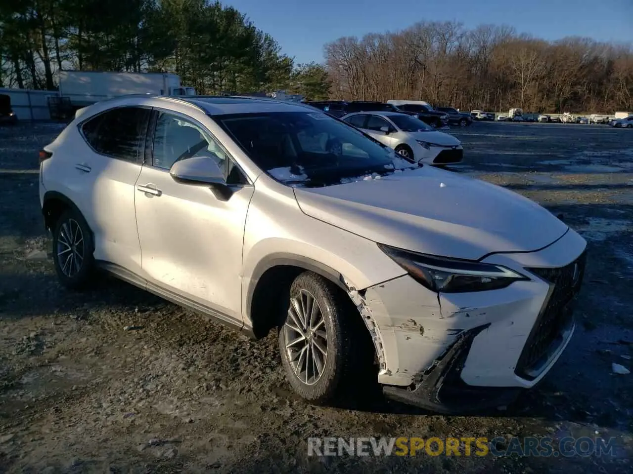 4 fotografías del automóvil dañado JTJAGCEZ8N5000392 LEXUS NX 350 2022