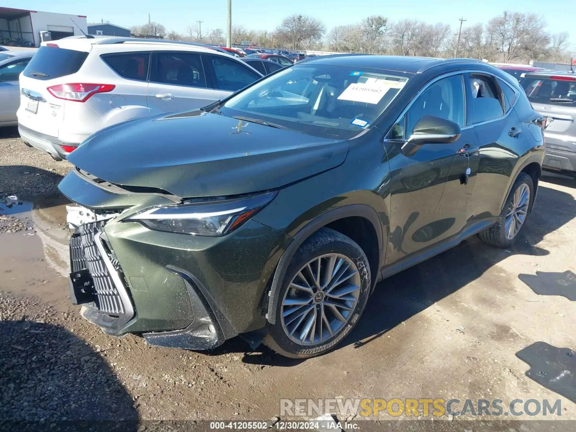 2 fotografías del automóvil dañado JTJGGCEZ0N2001029 LEXUS NX 350 2022