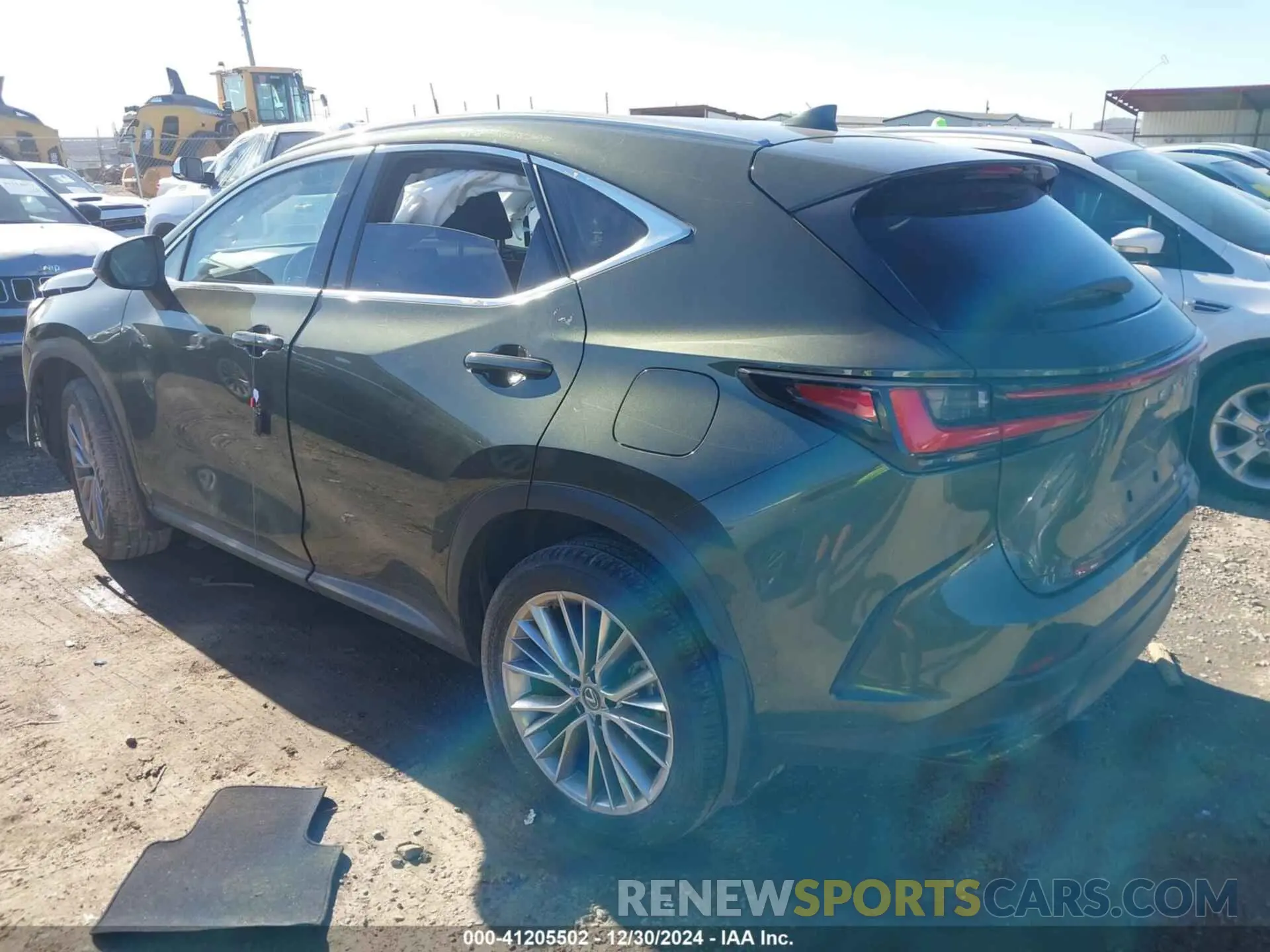 3 fotografías del automóvil dañado JTJGGCEZ0N2001029 LEXUS NX 350 2022