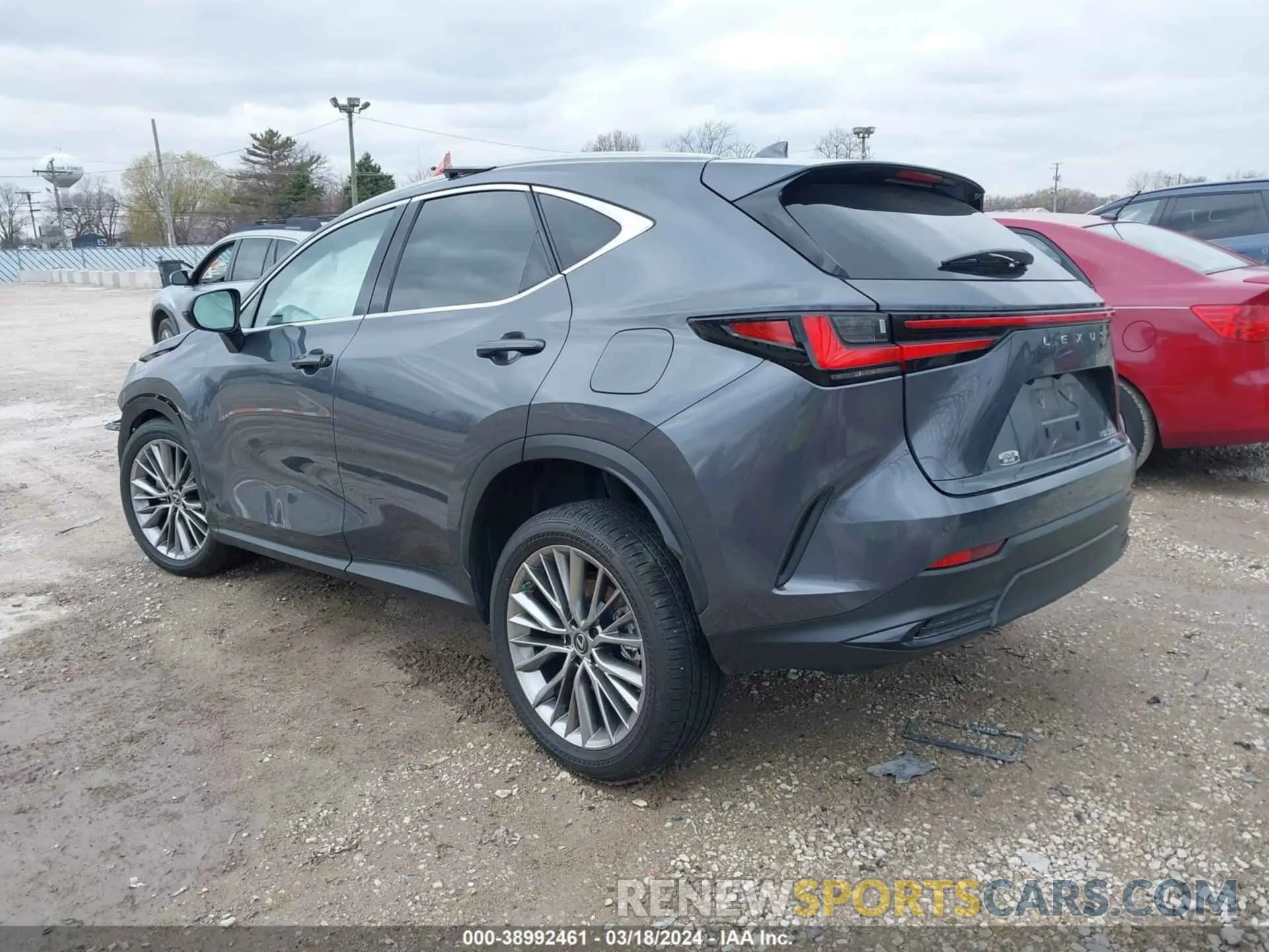 3 fotografías del automóvil dañado JTJGGCEZ0N2001581 LEXUS NX 350 2022