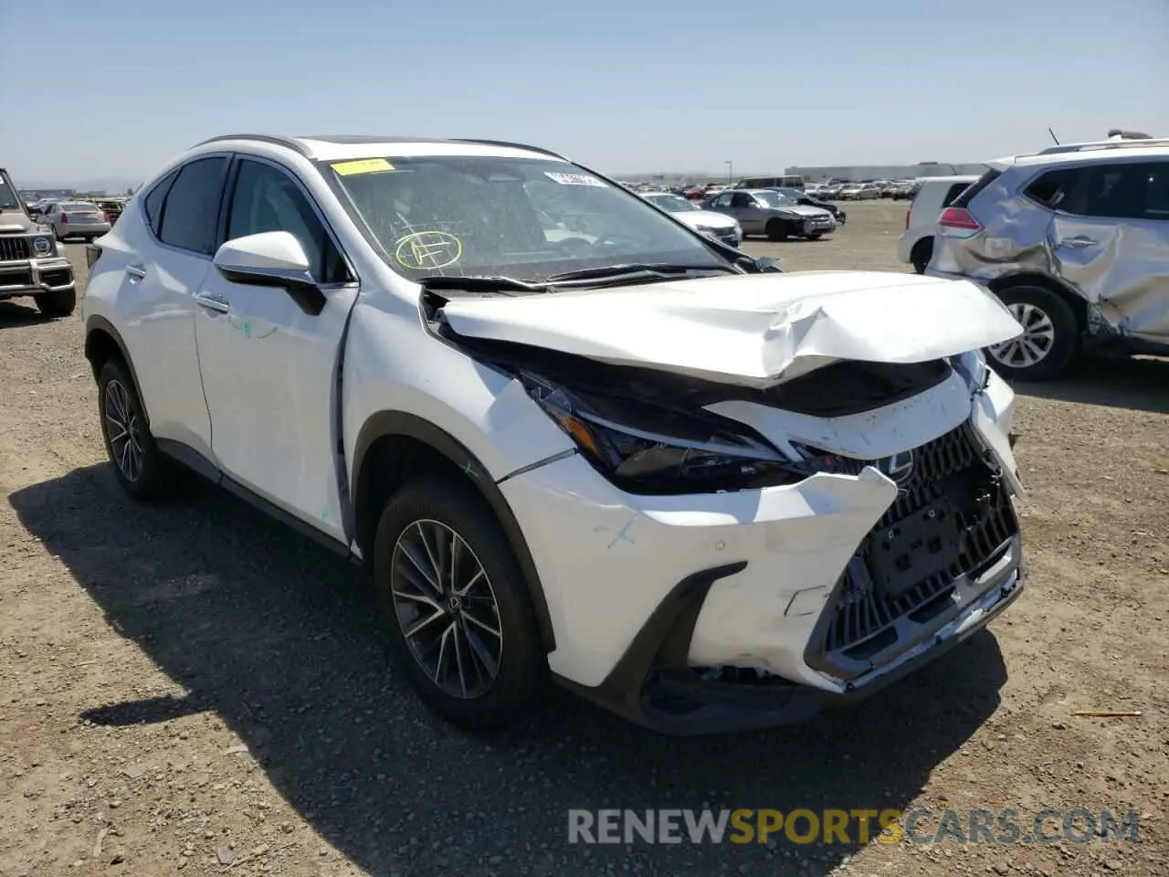 1 fotografías del automóvil dañado JTJGGCEZ3N2003230 LEXUS NX 350 2022