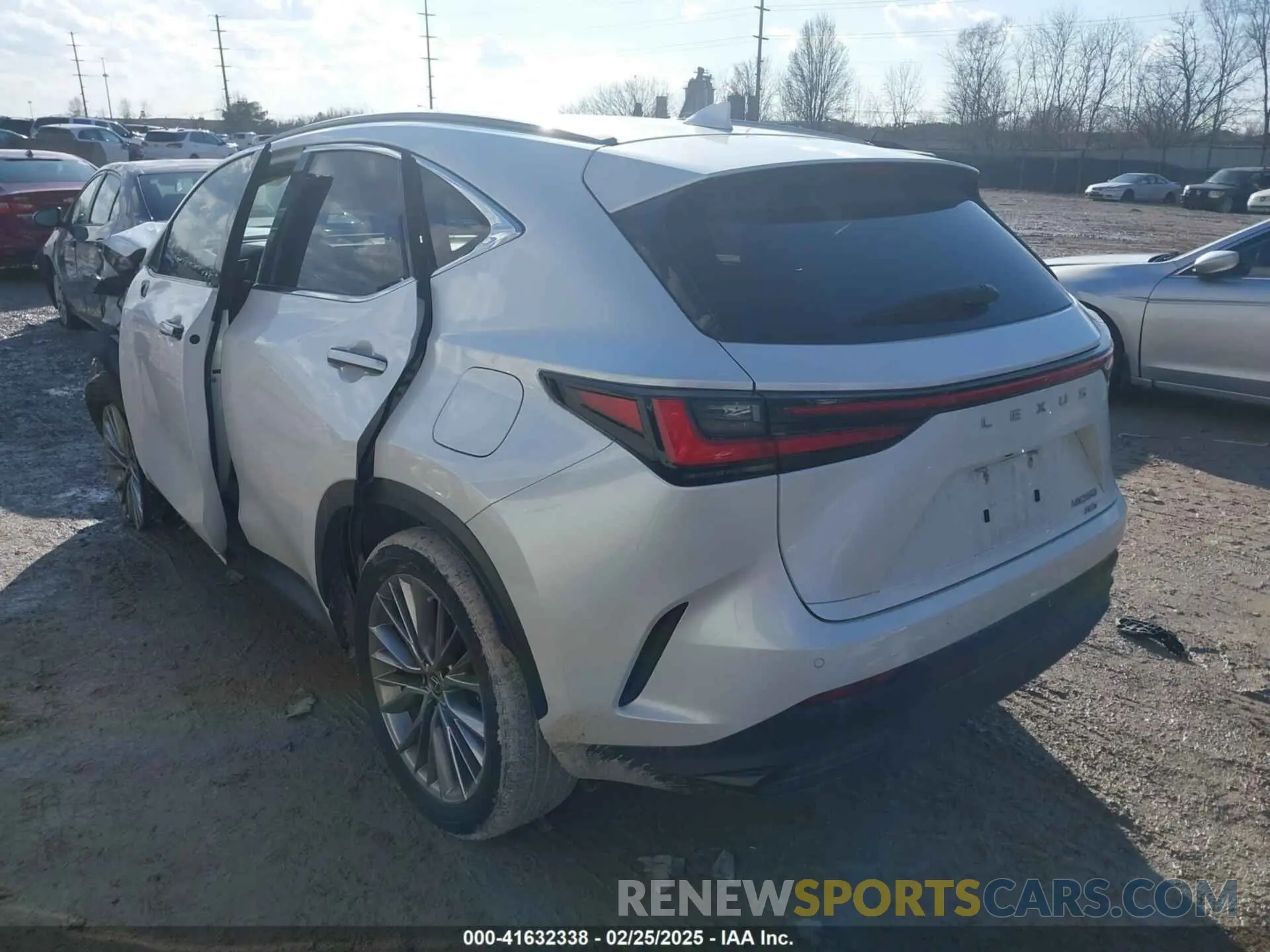 3 fotografías del automóvil dañado JTJGGCEZ3N5003887 LEXUS NX 350 2022
