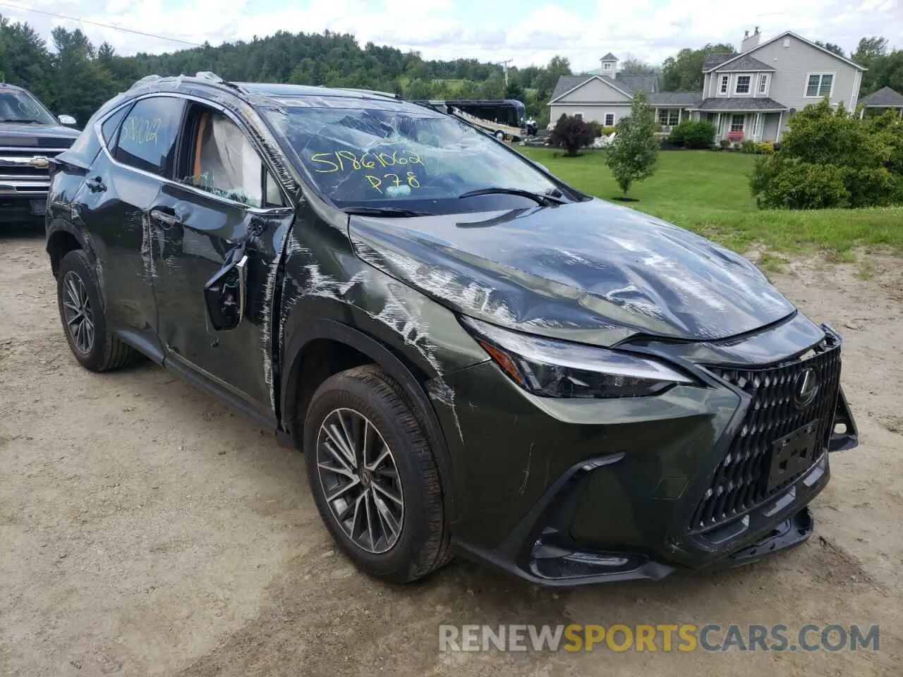 1 fotografías del automóvil dañado JTJGGCEZ6N2000760 LEXUS NX 350 2022
