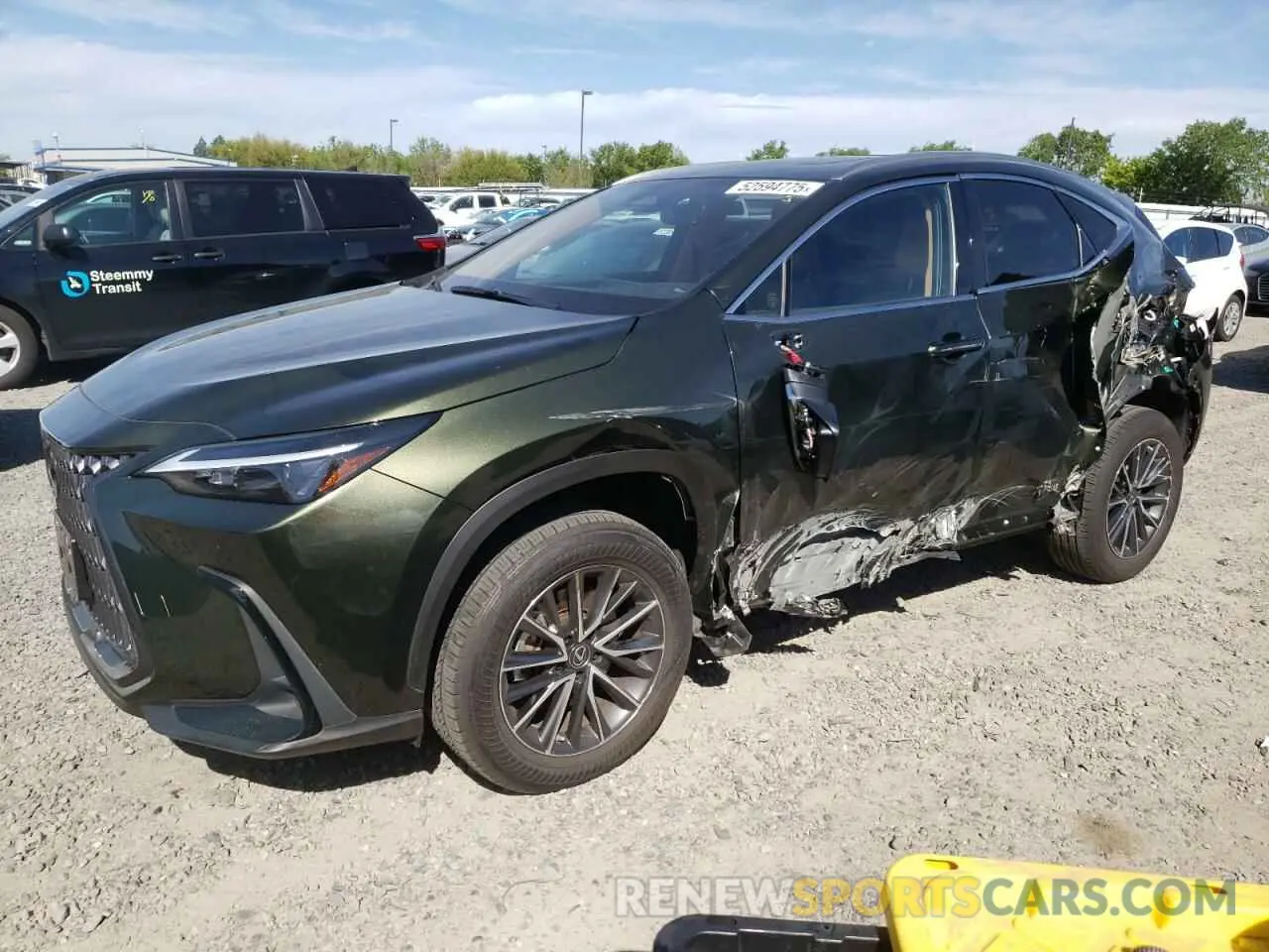 1 fotografías del automóvil dañado JTJGGCEZ7N2003568 LEXUS NX 350 2022