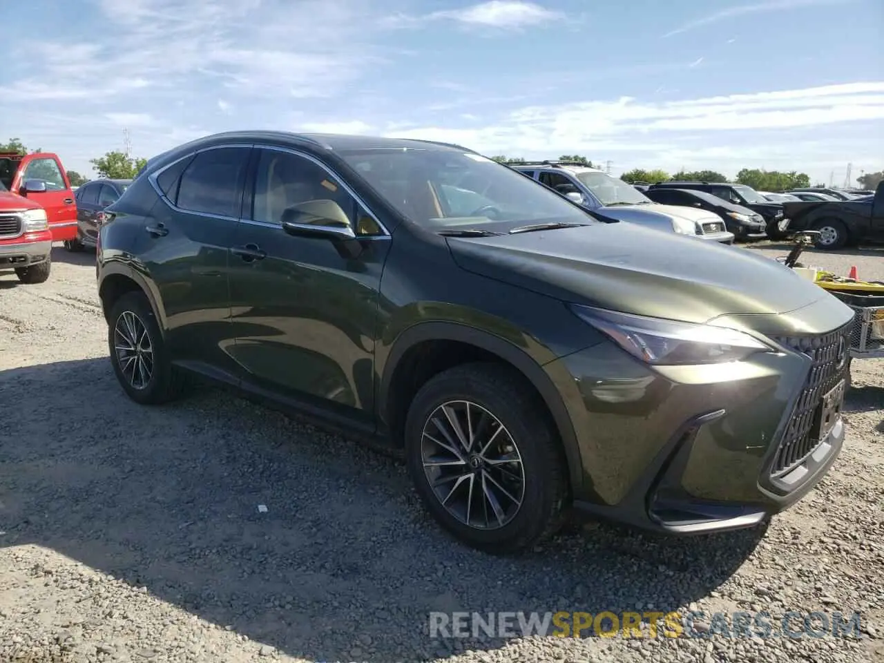 4 fotografías del automóvil dañado JTJGGCEZ7N2003568 LEXUS NX 350 2022