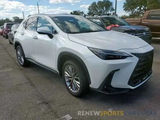 1 fotografías del automóvil dañado JTJGGCEZ8N2000646 LEXUS NX 350 2022