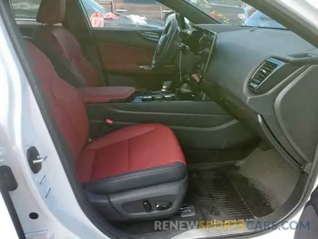 5 fotografías del automóvil dañado JTJGGCEZ8N2000646 LEXUS NX 350 2022
