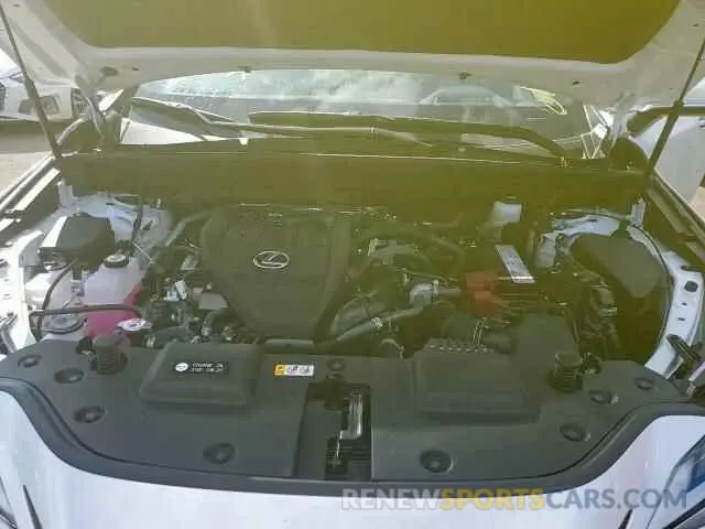7 fotografías del automóvil dañado JTJGGCEZ8N2000646 LEXUS NX 350 2022