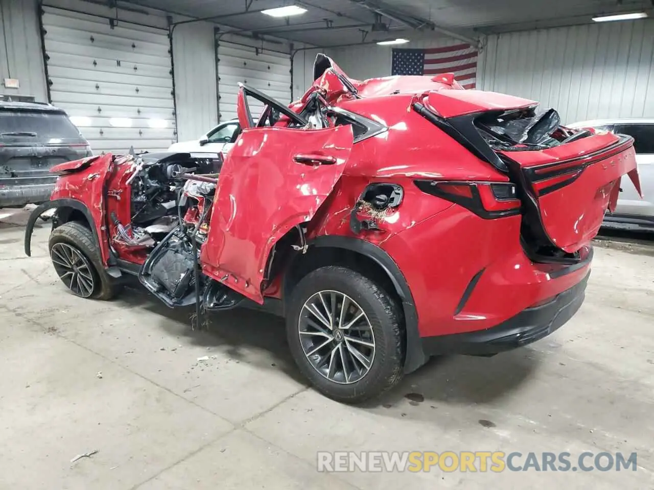2 fotografías del automóvil dañado JTJGGCEZXN2000728 LEXUS NX 350 2022