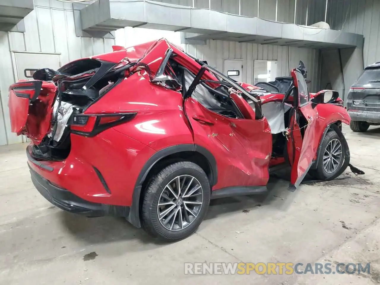 3 fotografías del automóvil dañado JTJGGCEZXN2000728 LEXUS NX 350 2022