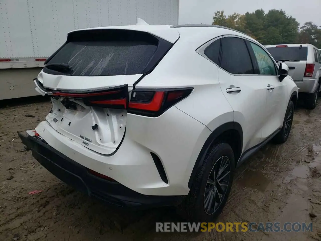 4 fotografías del automóvil dañado JTJGGCEZXN2002155 LEXUS NX 350 2022
