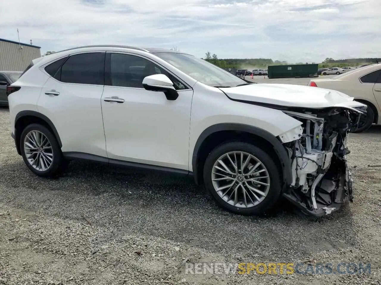4 fotografías del automóvil dañado JTJHGCEZ2N2007709 LEXUS NX 350 2022