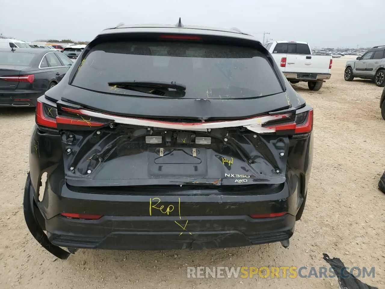 6 fotografías del automóvil dañado JTJHGCEZ6N2007390 LEXUS NX 350 2022