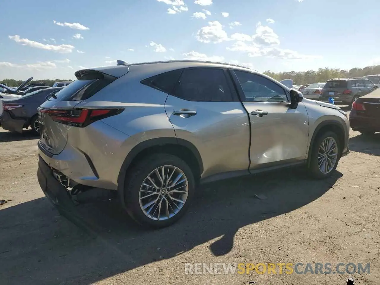 3 fotografías del automóvil dañado JTJHGCEZ9N2006007 LEXUS NX 350 2022