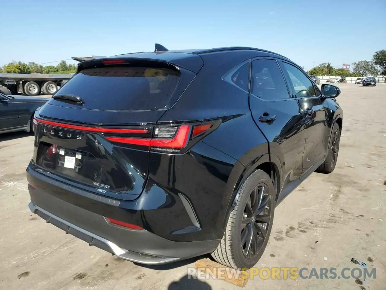 4 fotografías del automóvil dañado JTJKGCEZ0N5001248 LEXUS NX 350 2022