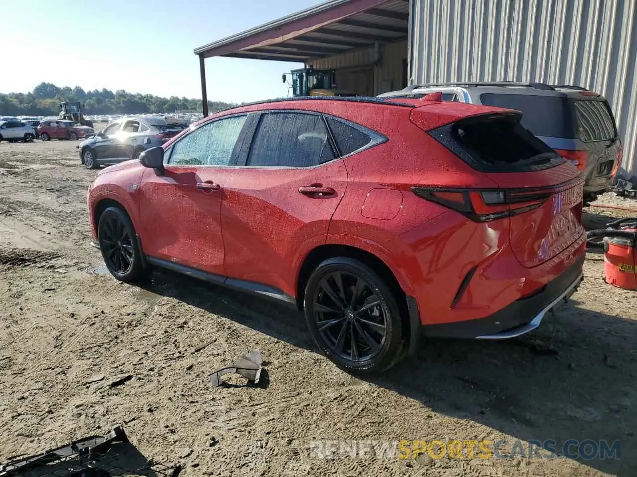 2 fotografías del automóvil dañado JTJKGCEZ3N2001665 LEXUS NX 350 2022