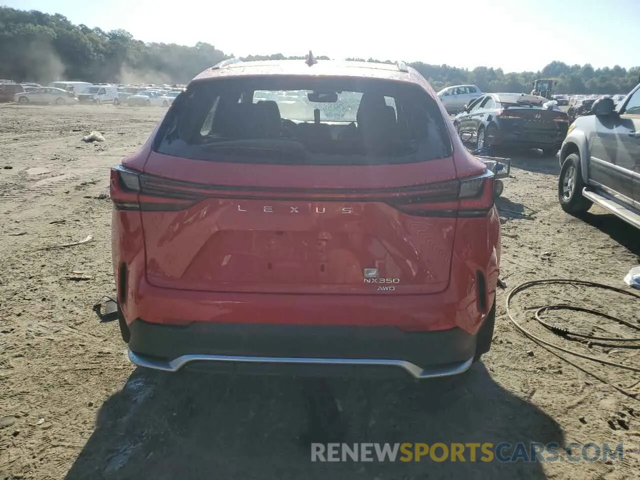 6 fotografías del automóvil dañado JTJKGCEZ3N2001665 LEXUS NX 350 2022