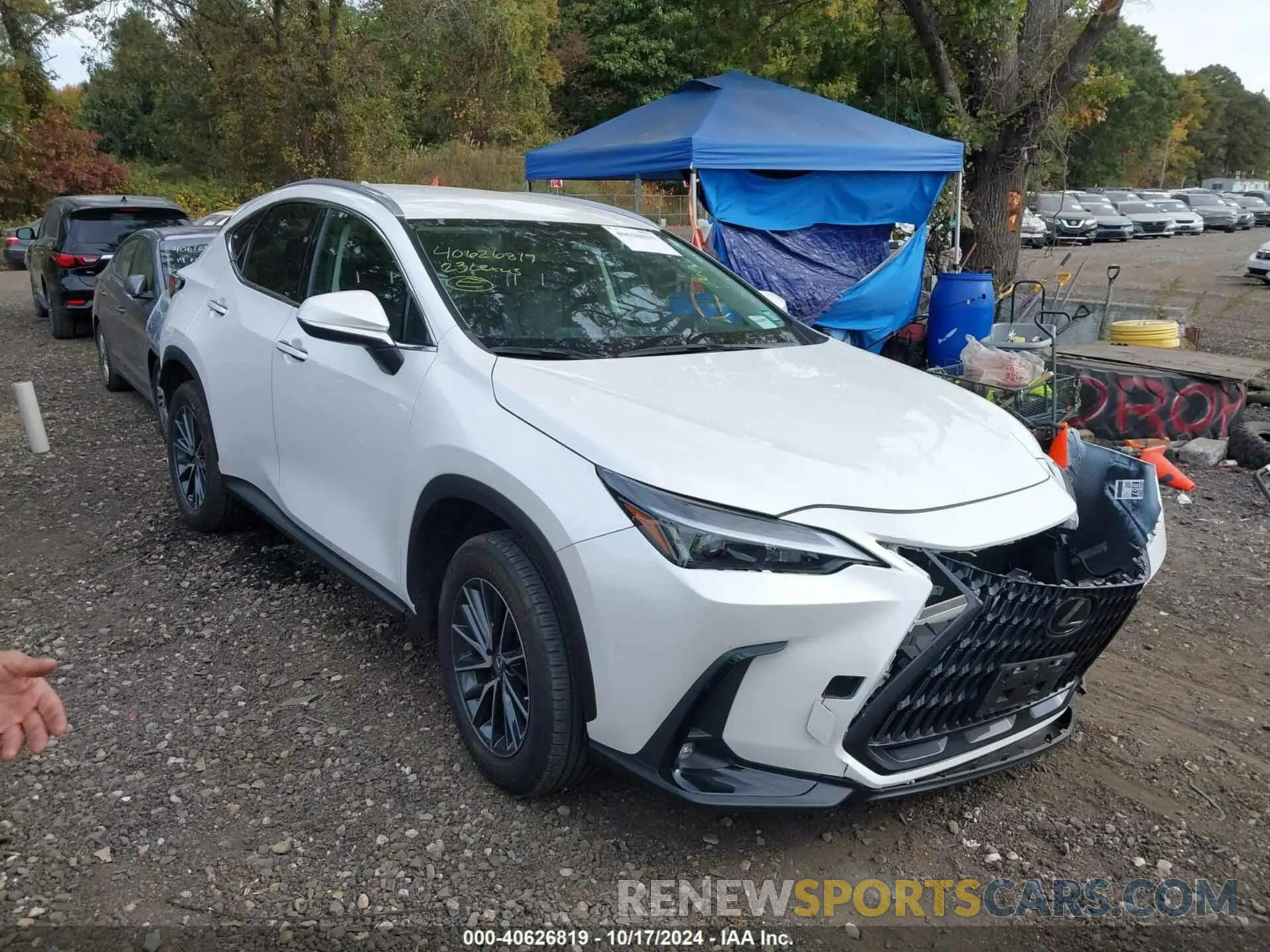 1 fotografías del automóvil dañado 2T2AGCEZ8PC021165 LEXUS NX 350 2023