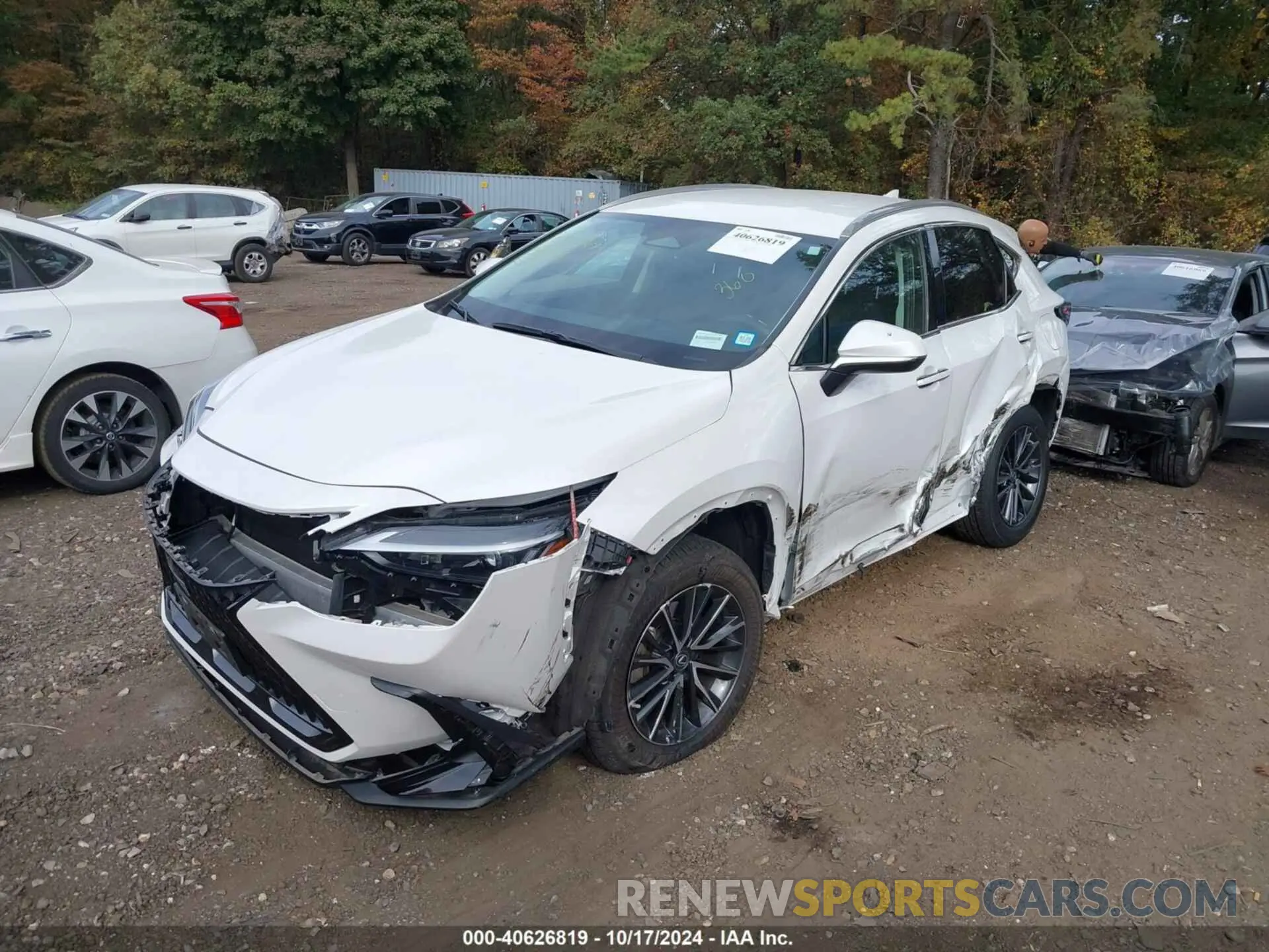 2 fotografías del automóvil dañado 2T2AGCEZ8PC021165 LEXUS NX 350 2023