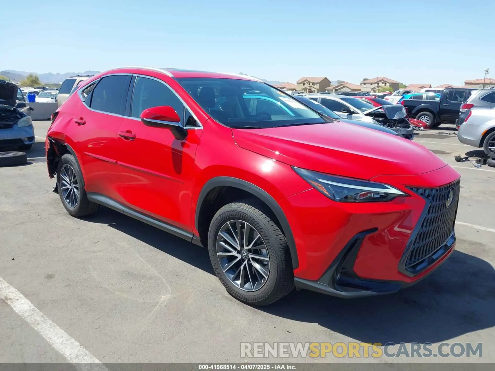 1 fotografías del automóvil dañado 2T2GGCEZ2PC020362 LEXUS NX 350 2023
