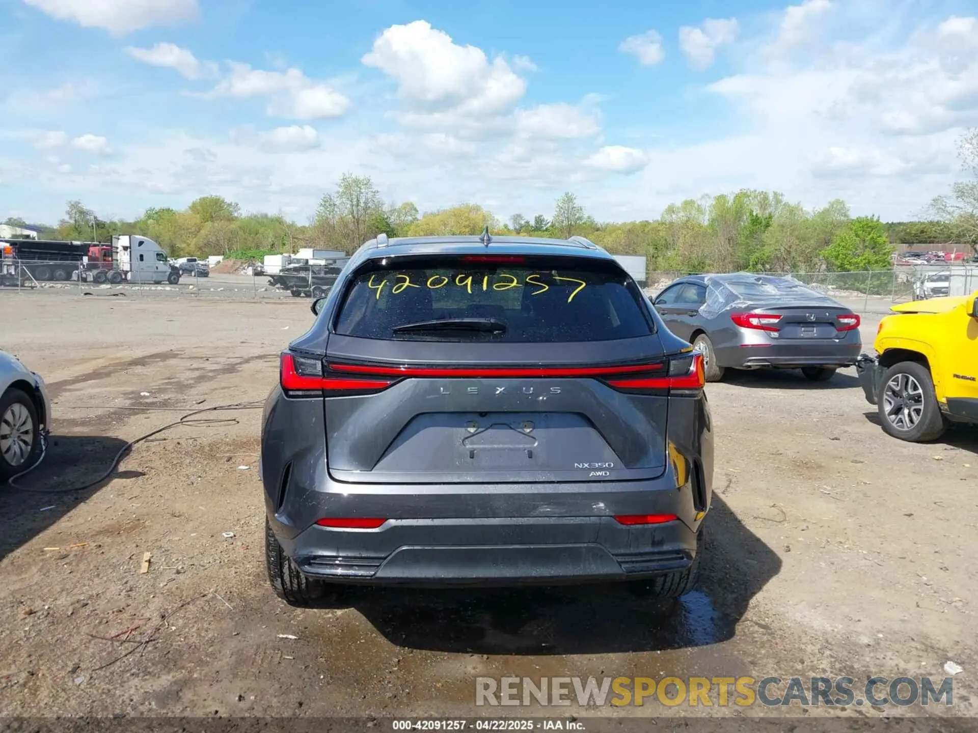17 fotografías del automóvil dañado 2T2GGCEZ3PC023075 LEXUS NX 350 2023