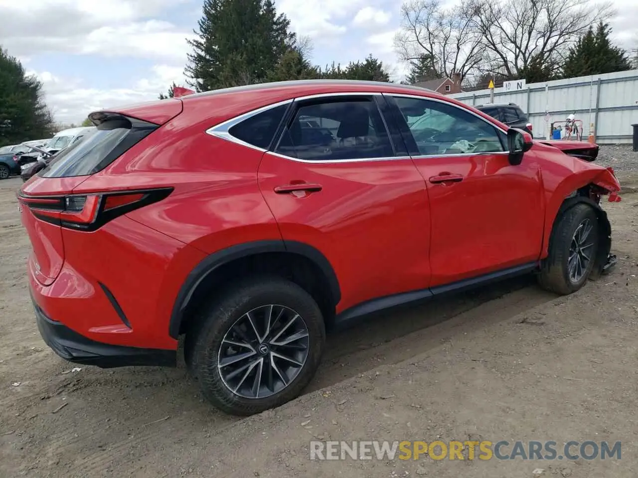 3 fotografías del automóvil dañado 2T2GGCEZ3PC029040 LEXUS NX 350 2023