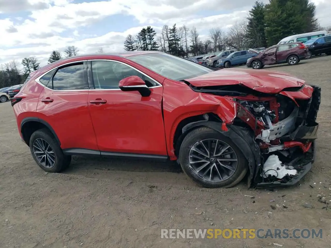 4 fotografías del automóvil dañado 2T2GGCEZ3PC029040 LEXUS NX 350 2023