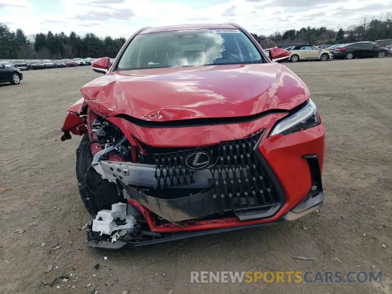 5 fotografías del automóvil dañado 2T2GGCEZ3PC029040 LEXUS NX 350 2023