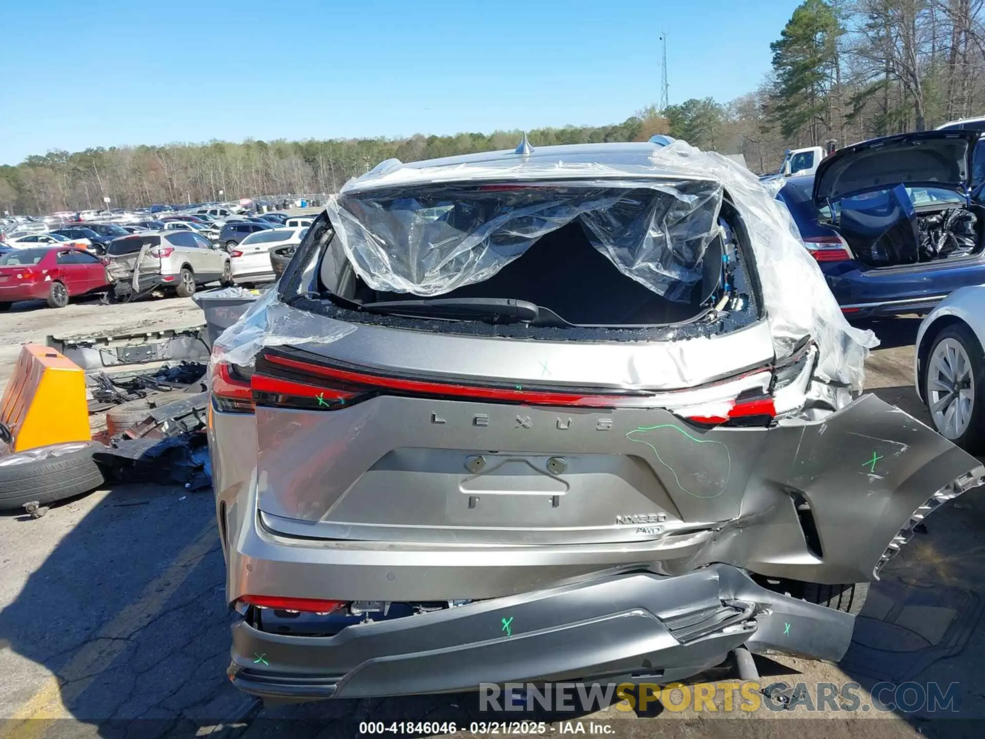 16 fotografías del automóvil dañado 2T2GGCEZ4PC020394 LEXUS NX 350 2023