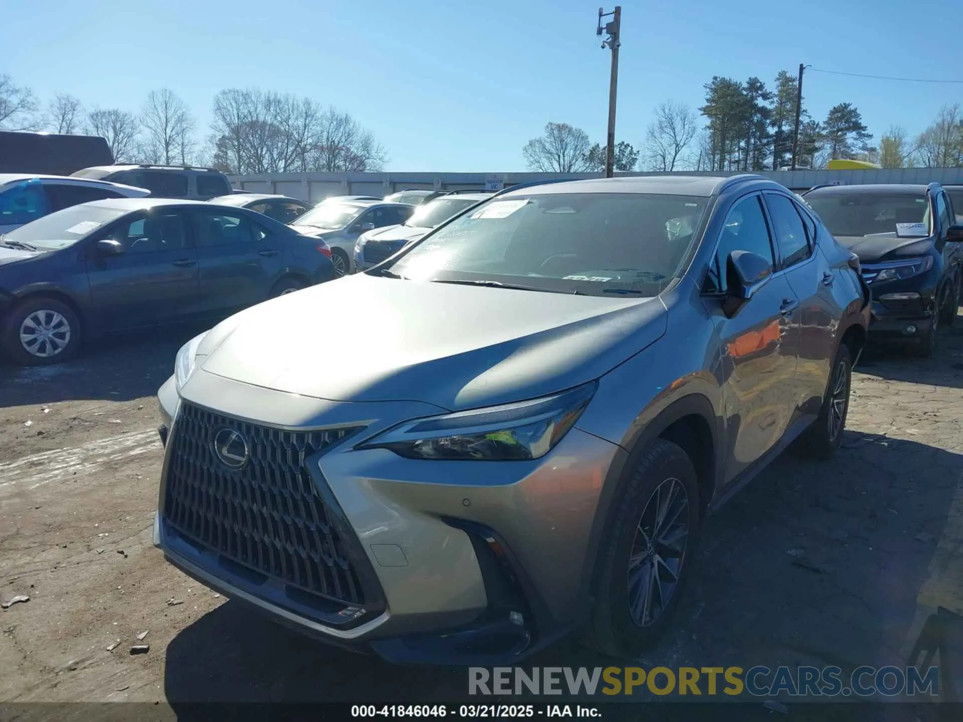 2 fotografías del automóvil dañado 2T2GGCEZ4PC020394 LEXUS NX 350 2023