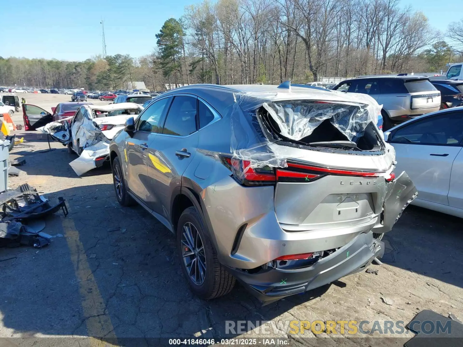 3 fotografías del automóvil dañado 2T2GGCEZ4PC020394 LEXUS NX 350 2023