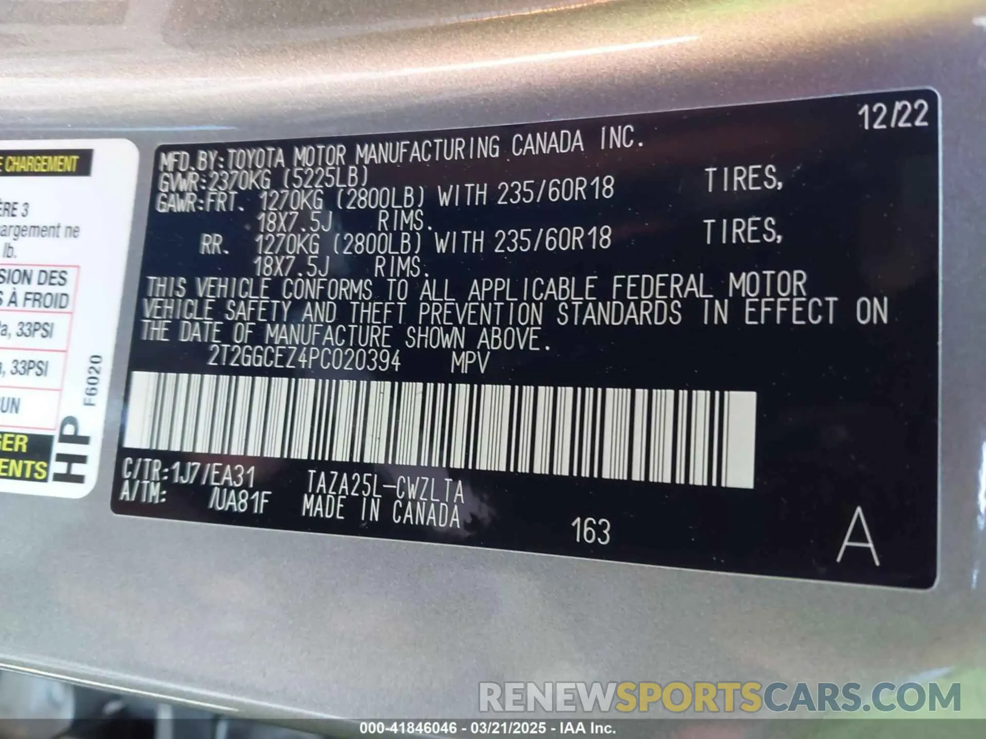 9 fotografías del automóvil dañado 2T2GGCEZ4PC020394 LEXUS NX 350 2023