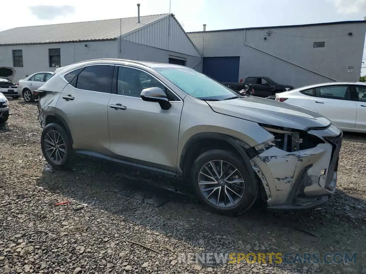 4 fotografías del automóvil dañado 2T2GGCEZ4PC023537 LEXUS NX 350 2023
