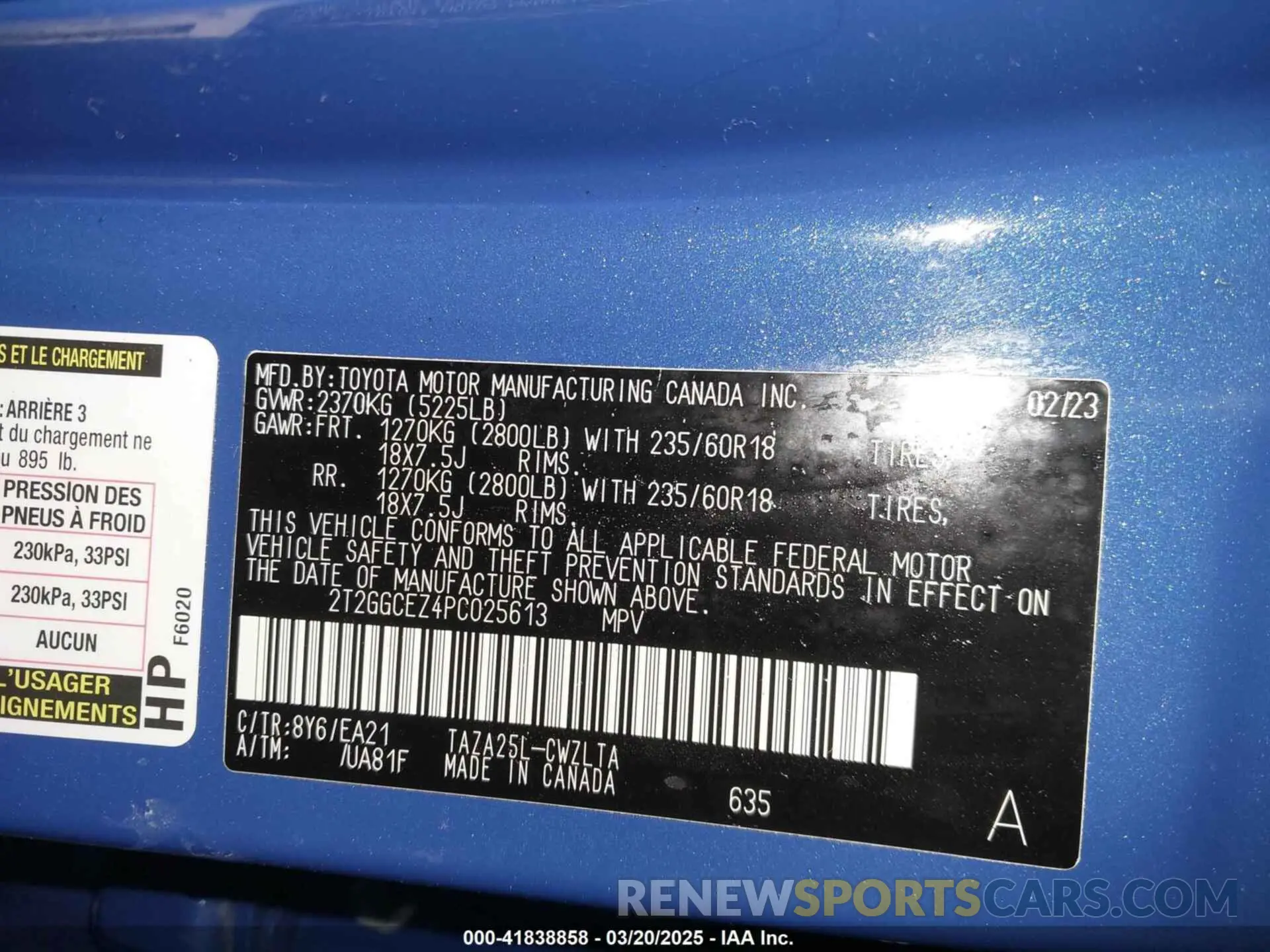 9 fotografías del automóvil dañado 2T2GGCEZ4PC025613 LEXUS NX 350 2023