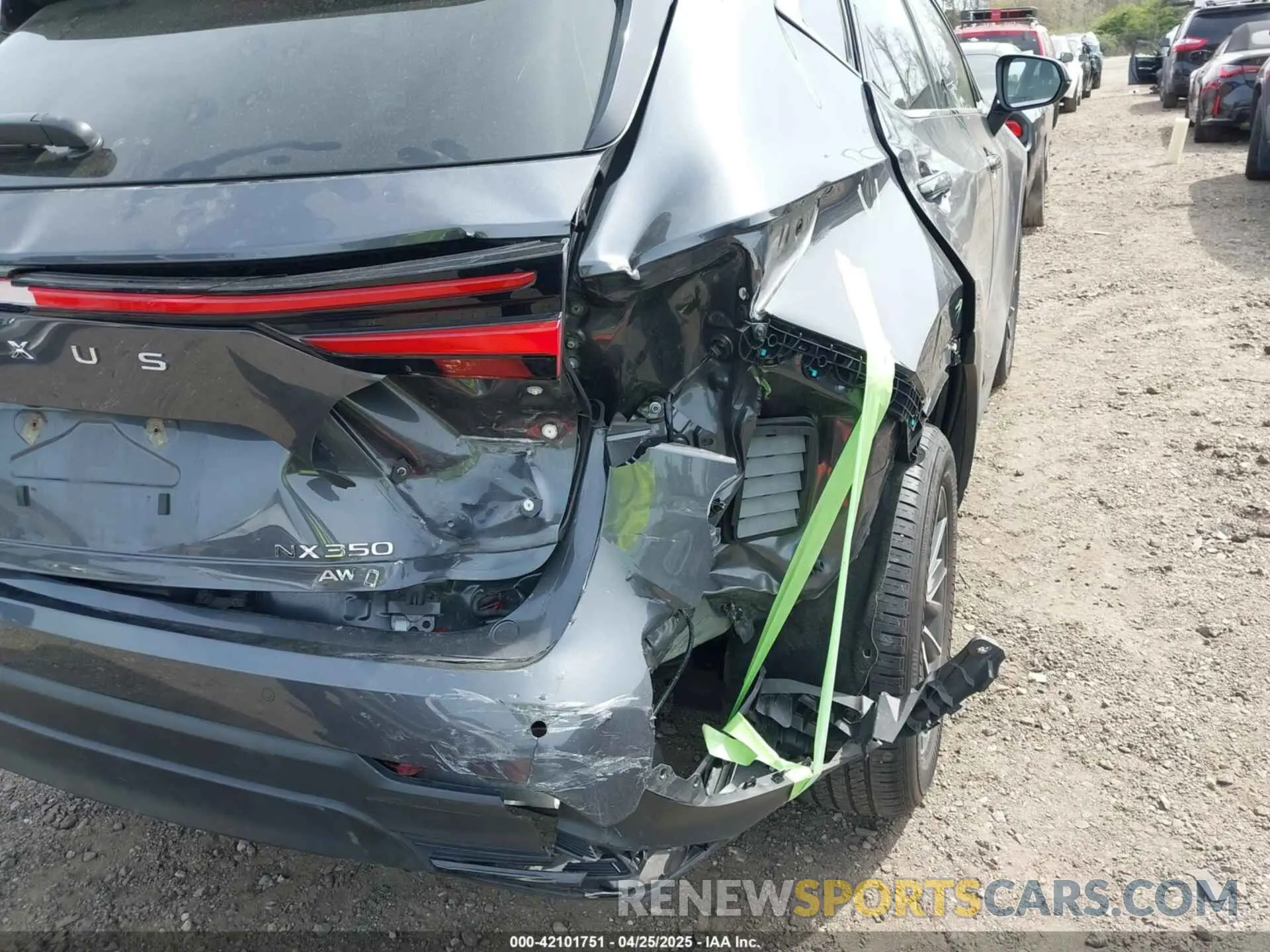17 fotografías del automóvil dañado 2T2GGCEZ8PC024142 LEXUS NX 350 2023