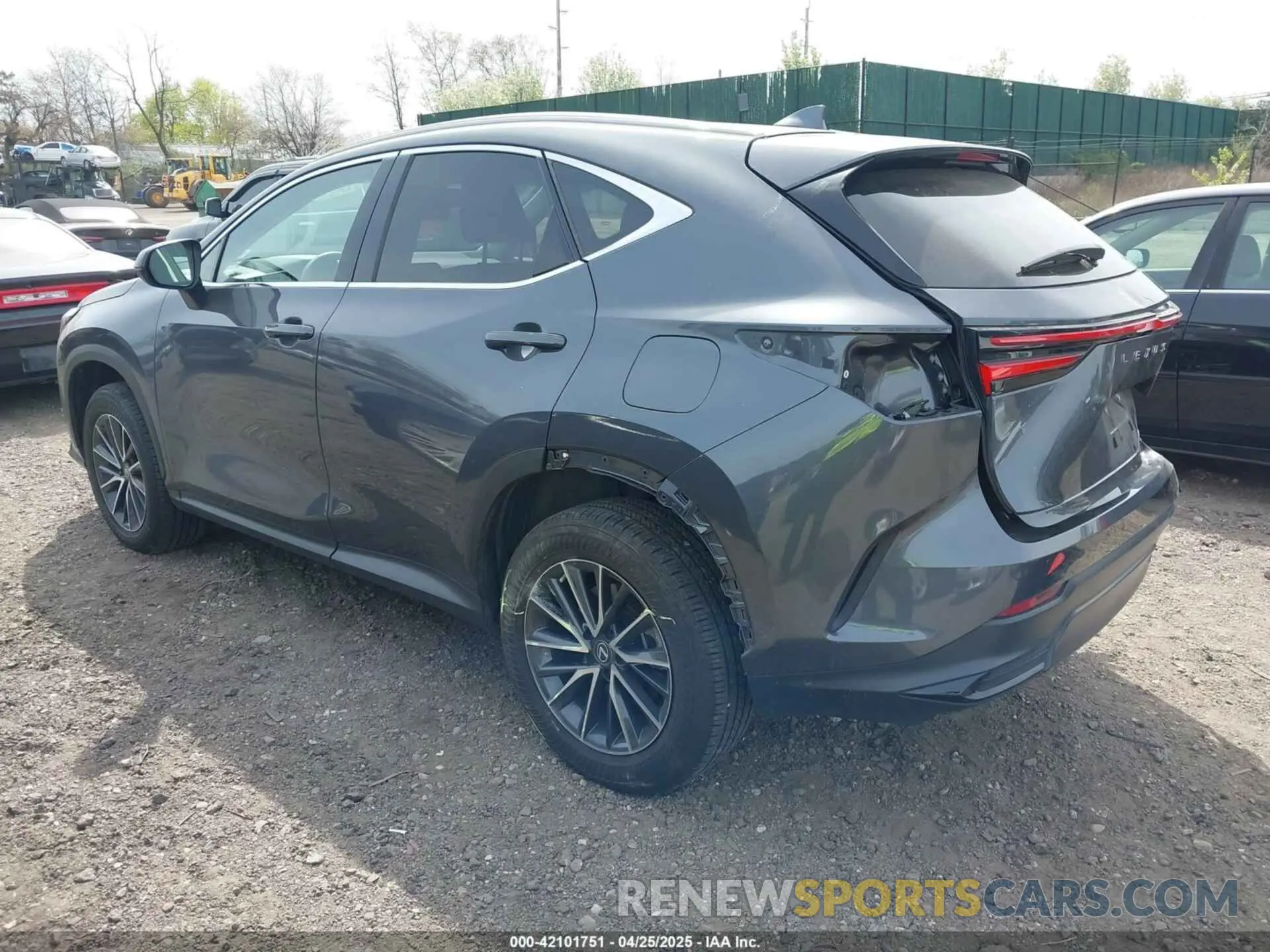 3 fotografías del automóvil dañado 2T2GGCEZ8PC024142 LEXUS NX 350 2023