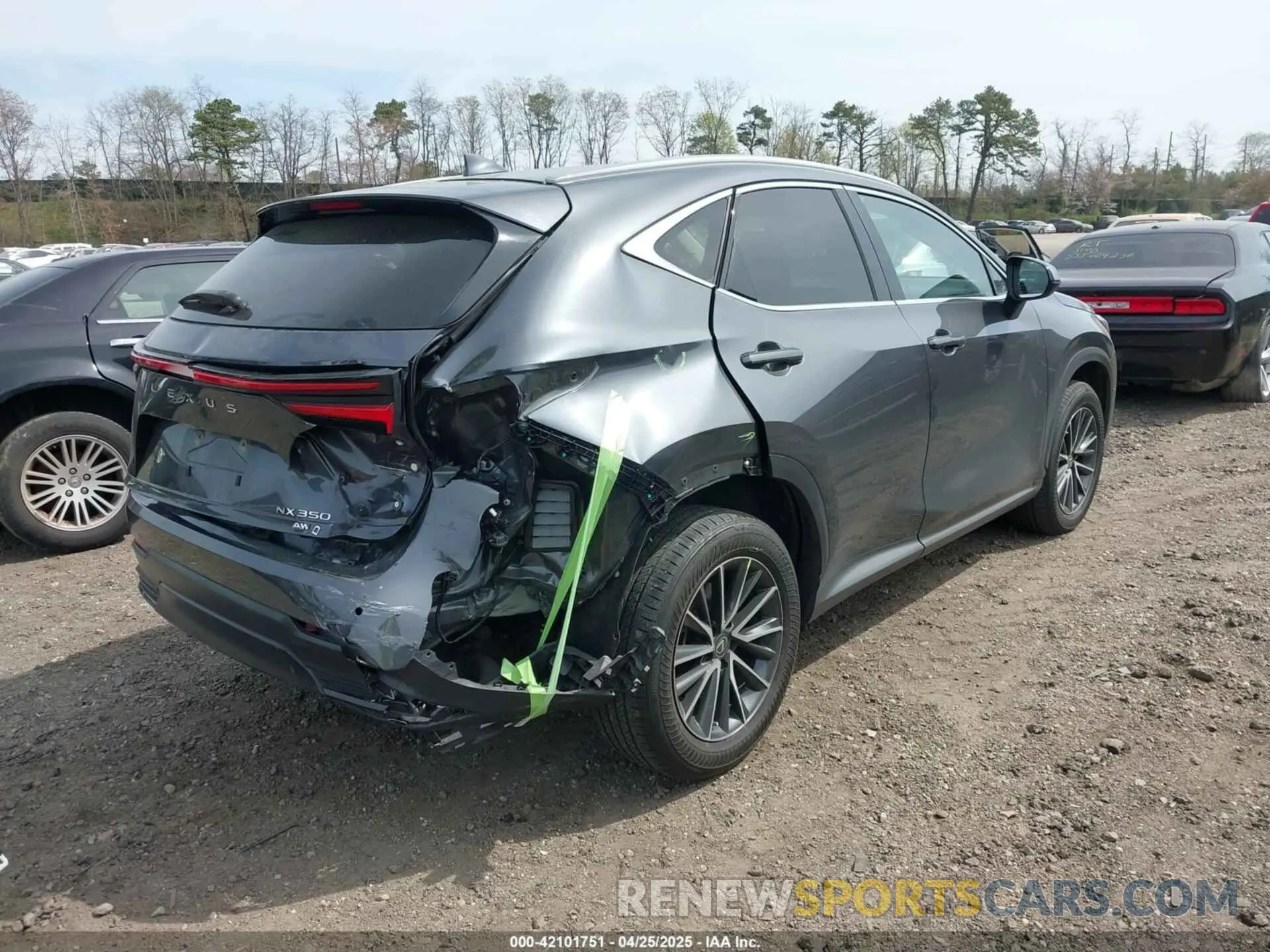 4 fotografías del automóvil dañado 2T2GGCEZ8PC024142 LEXUS NX 350 2023