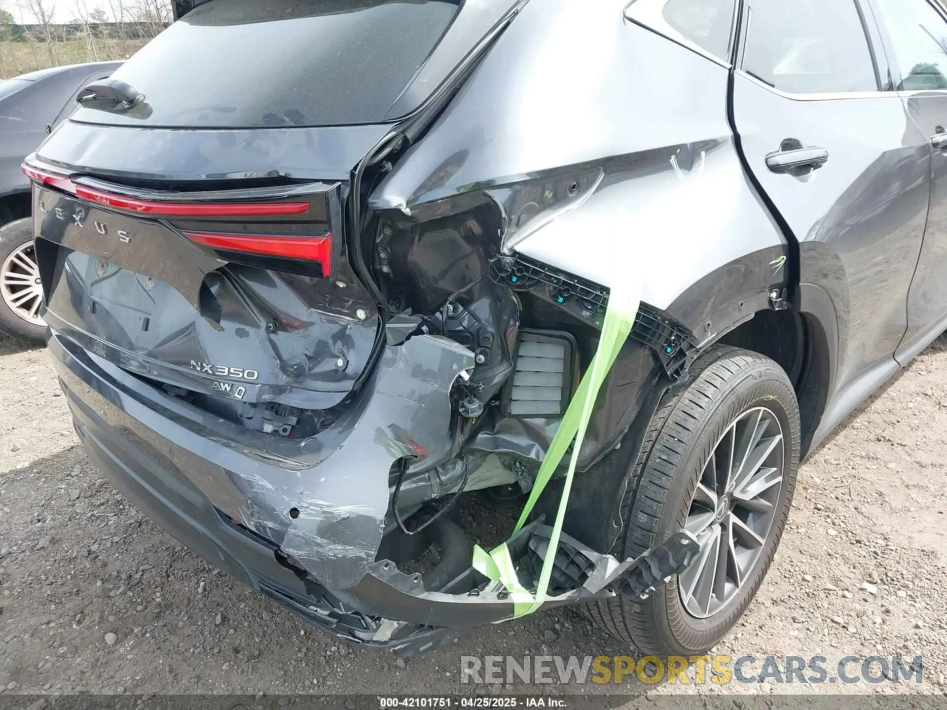 6 fotografías del automóvil dañado 2T2GGCEZ8PC024142 LEXUS NX 350 2023