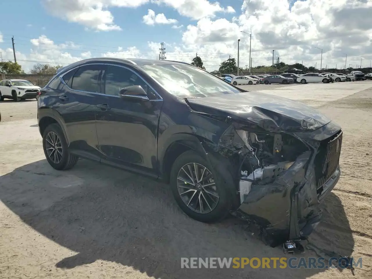 4 fotografías del automóvil dañado 2T2GGCEZ9PC020598 LEXUS NX 350 2023
