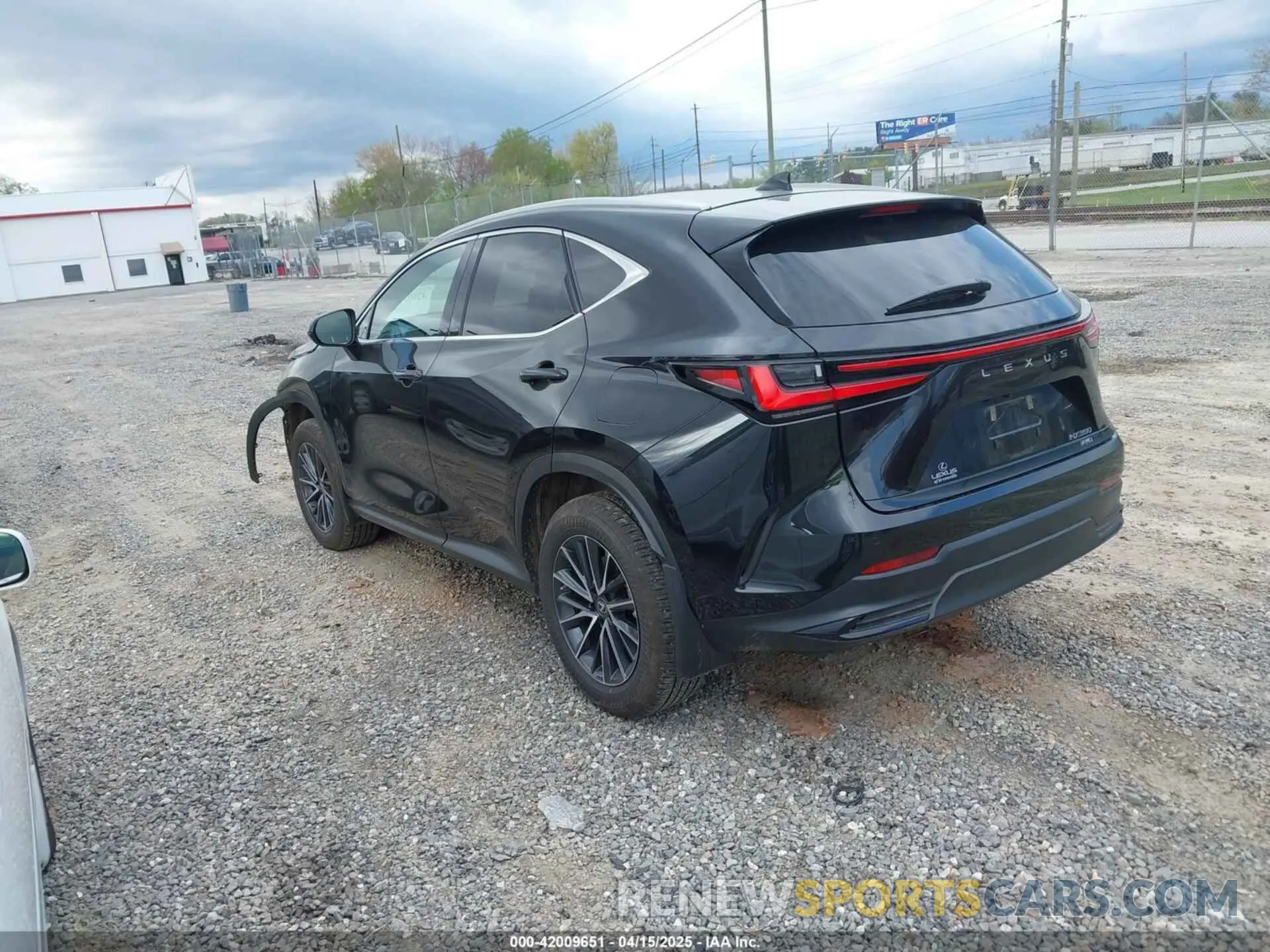 3 fotografías del automóvil dañado 2T2GGCEZXPC027494 LEXUS NX 350 2023