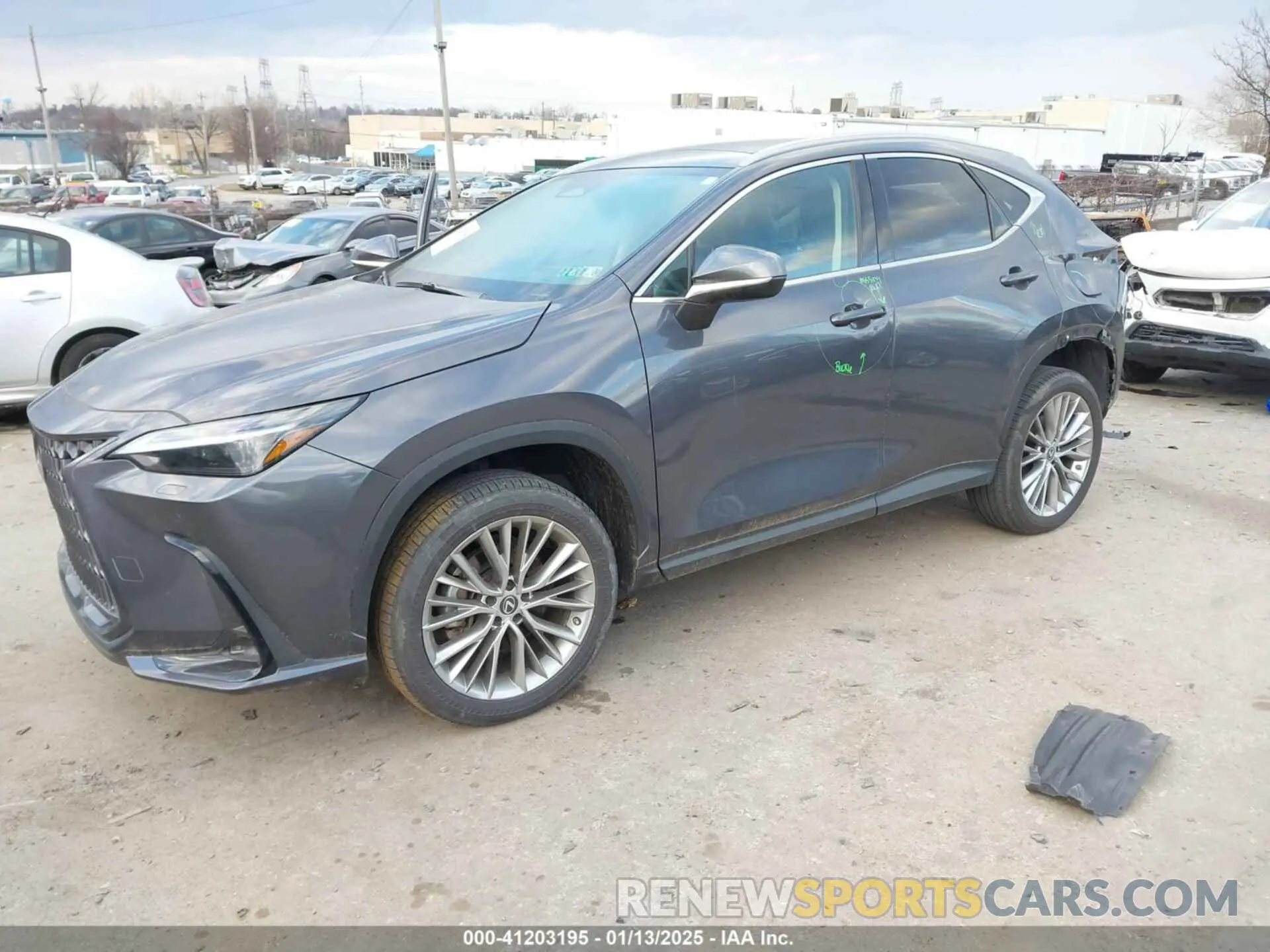2 fotografías del automóvil dañado 2T2HGCEZ2PC024481 LEXUS NX 350 2023