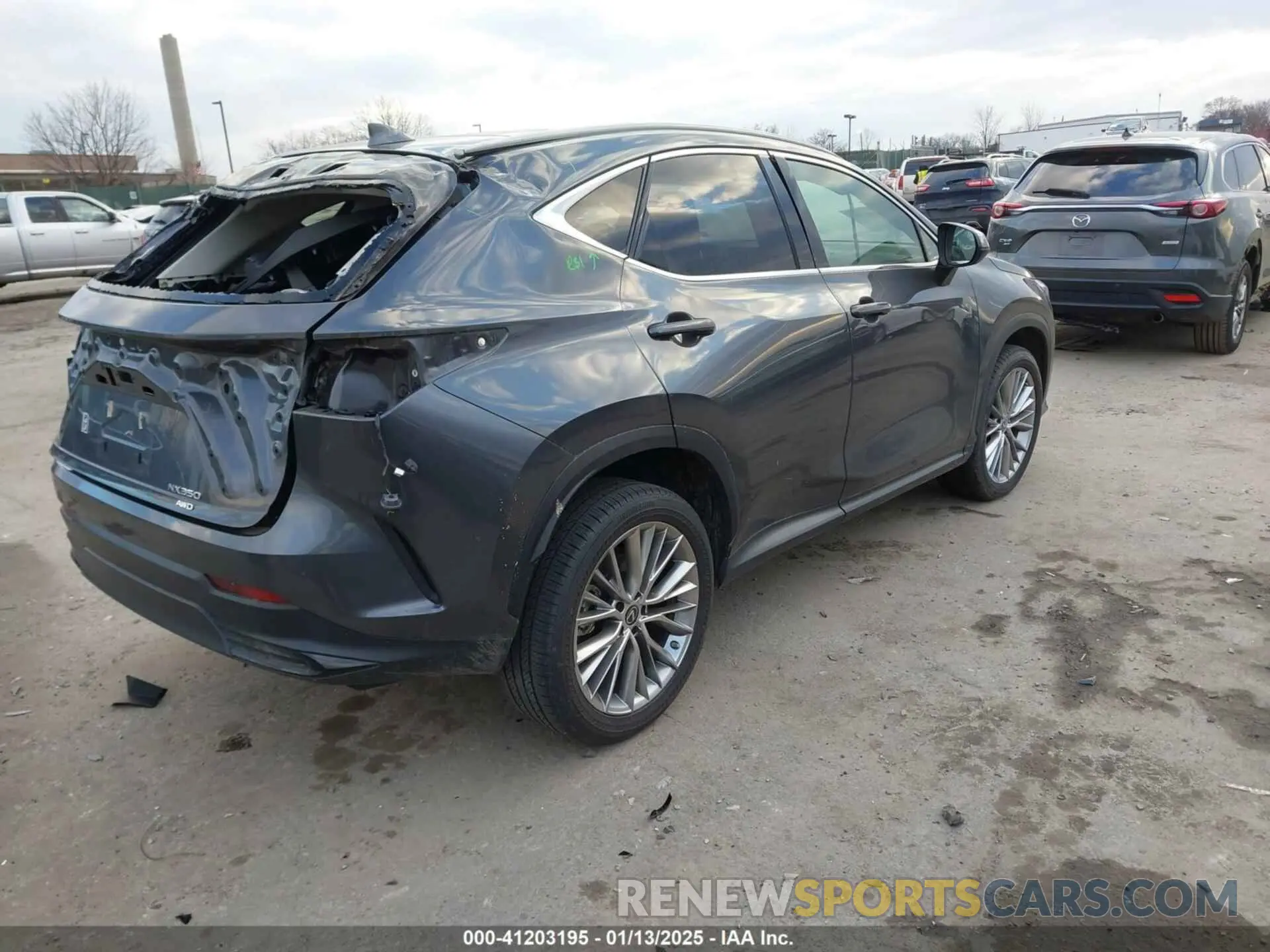 4 fotografías del automóvil dañado 2T2HGCEZ2PC024481 LEXUS NX 350 2023