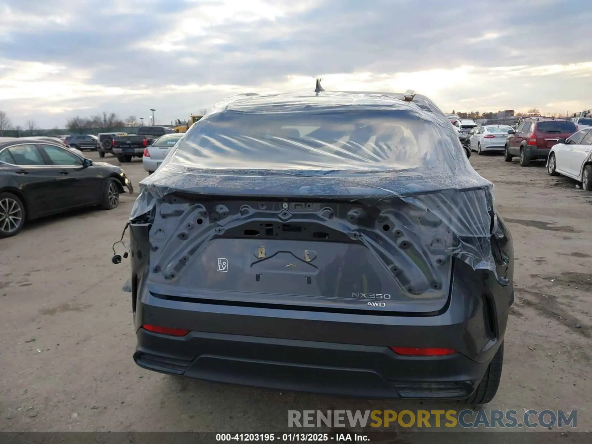 6 fotografías del automóvil dañado 2T2HGCEZ2PC024481 LEXUS NX 350 2023