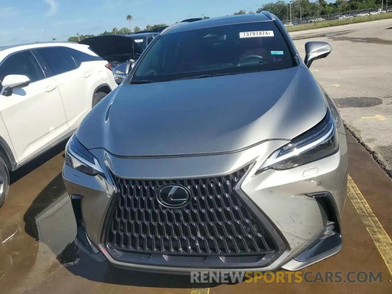 5 fotografías del automóvil dañado 2T2HGCEZ8PC020712 LEXUS NX 350 2023
