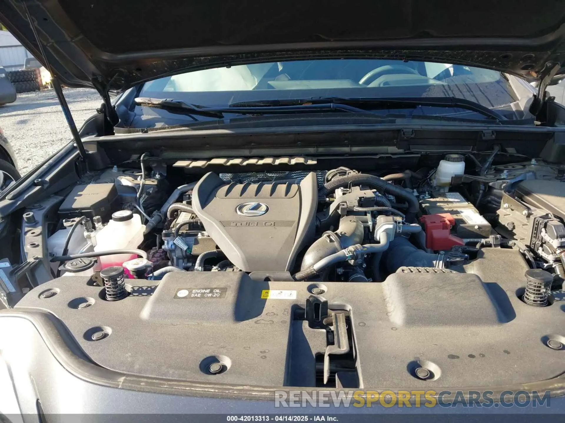 10 fotografías del automóvil dañado 2T2KGCEZXPC018496 LEXUS NX 350 2023