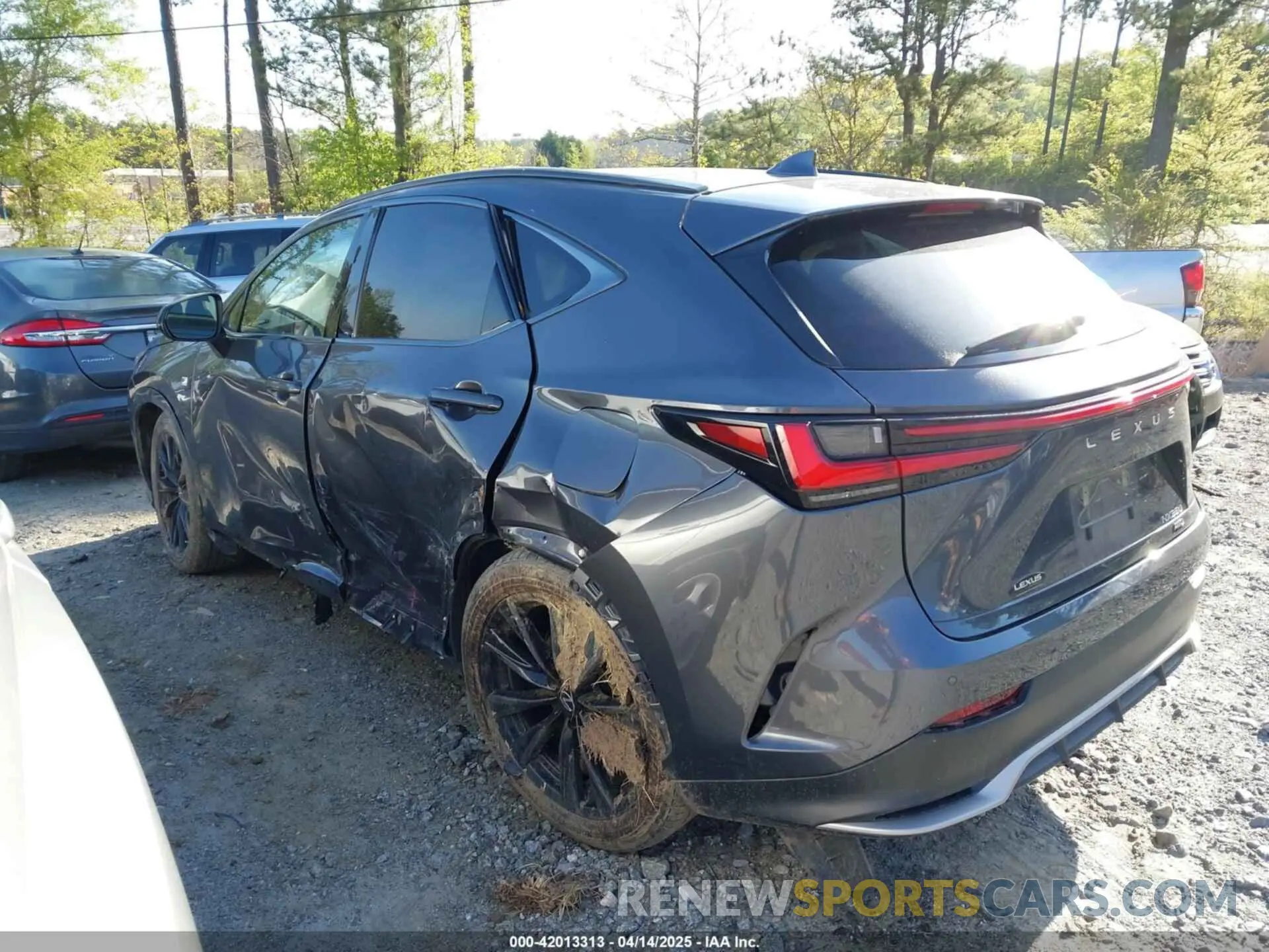 14 fotografías del automóvil dañado 2T2KGCEZXPC018496 LEXUS NX 350 2023