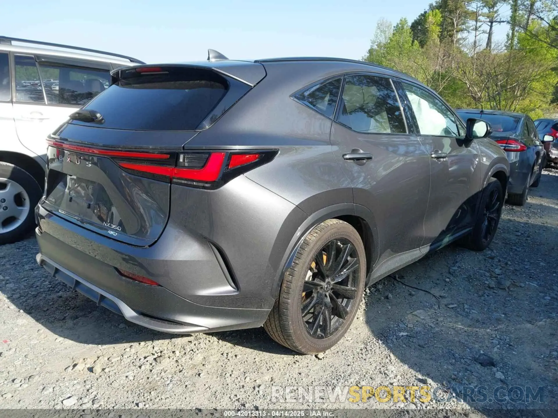 4 fotografías del automóvil dañado 2T2KGCEZXPC018496 LEXUS NX 350 2023