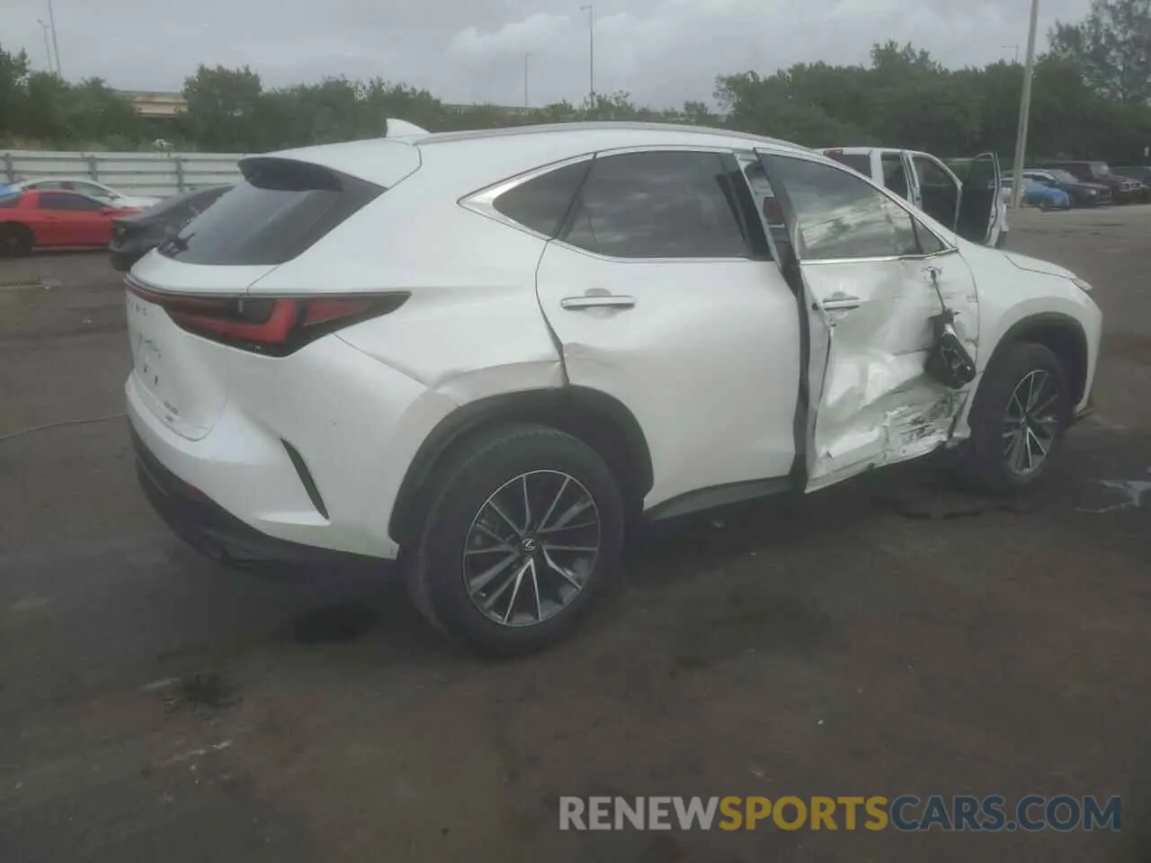 3 fotografías del automóvil dañado JTJGGCEZ4P2009461 LEXUS NX 350 2023
